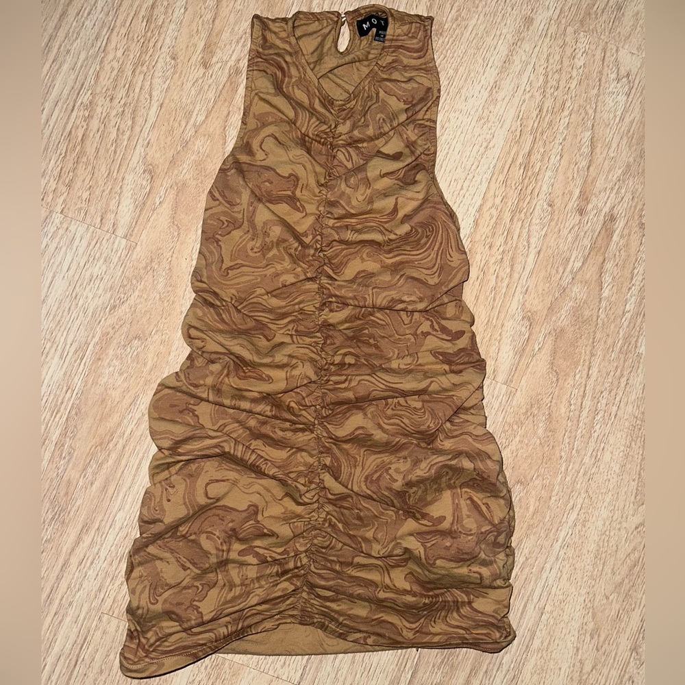 Mini Dress in Marble Brown - Picture 3 of 4